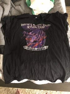 rick and morty don t even trip road trip shirt mens xl 2017 adult swim black ebay ebay