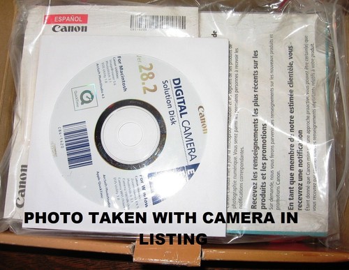 Canon PowerShot A530 5.0MP Digital Camera In Box Cords SD Card - Bild 8 von 9