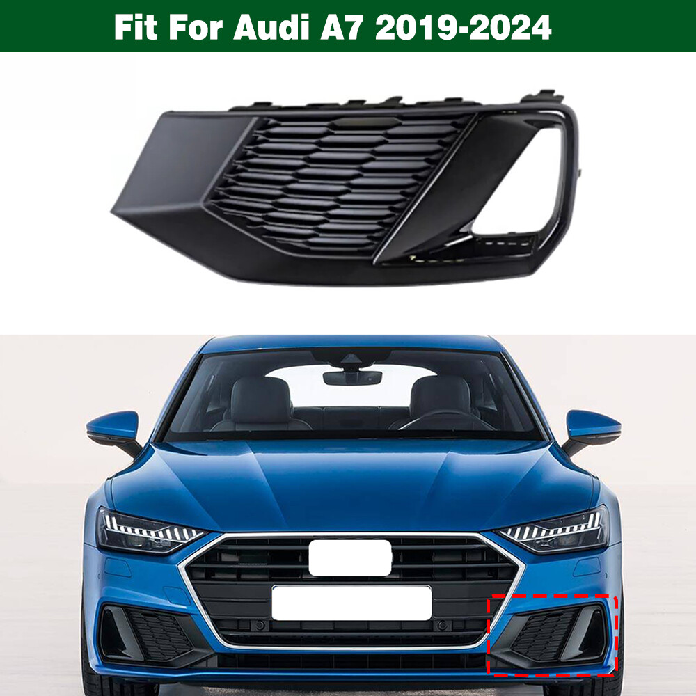 4K8807647C Left Front Bumper Fog Light Grille Cover Bezel For Audi