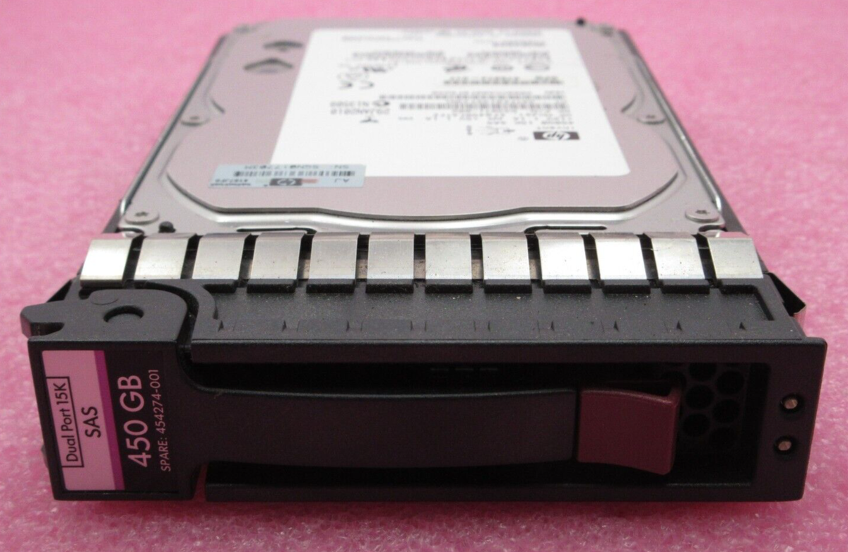 HP 450GB 3 5" SAS 3GB/s 15K 16MB 4ms Dual Port Hot-Plug HDD In Caddy 454274 001 58325 P - Foto 4