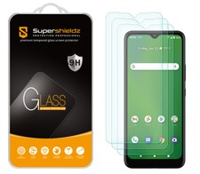  3-Pack Supershieldz Tempered Glass Screen Protector for Cricket Icon 3