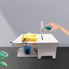 Mini Table Saw Woodworking DIY Hobby Model Cutting Polishing Bench Saw