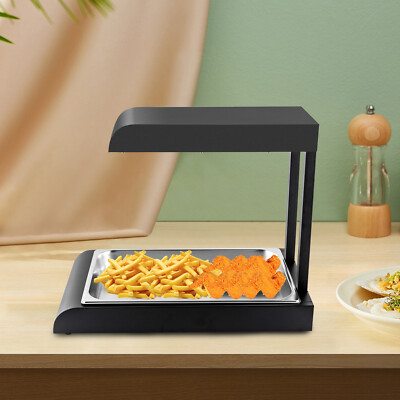 Commercial French Fry Warmer Food Fries Warming Station Tabletop Black
