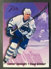 Doug GILMOUR 1994-95 Flair Center Spotlight #3 Toronto Maple Leafs