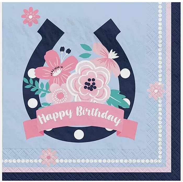 Juego de mesa de fiesta de cumpleaños para caballo montura para 8 rachas ~ tazas, platos y servilletas Foto 2 de 4