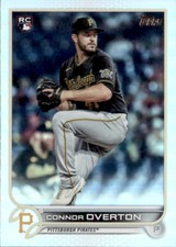 Connor Overton RC Pittsburgh Pirates FOIL - 2022 Topps Series 2 #339