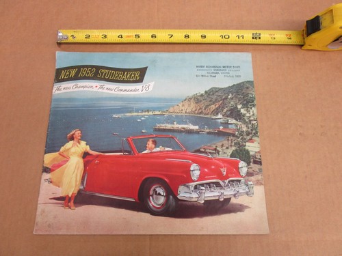 1952 Studebaker Commander Champion sales brochure 16 page ORIGINAL literature