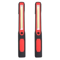 2Er Set Led Arbeitsleuchte Stableuchte Cob Handlampe Arbeitslampe Magnetisch
