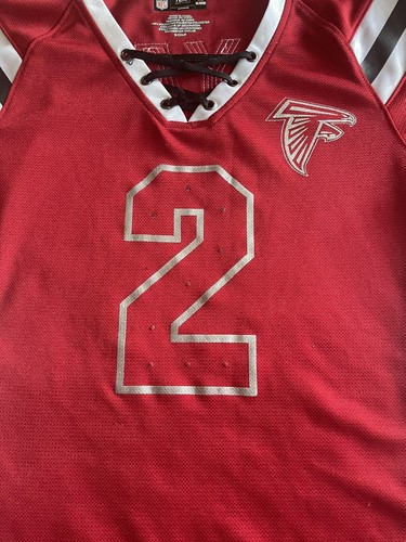 Majestic Football Jersey Shirt Women Small Atlanta Falcons Matt Ryan #2 NFL Team - Picture 2 of 6