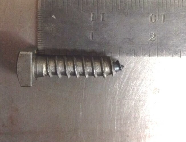 (100) Pernos de cabeza cuadrada de 3/8 X 1-1/2" Tornillos de acero liso rústico 3/8x1,5 1 1/2 Foto 2 de 4