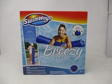 SwimWays Breezy Tube Pool Float Blue