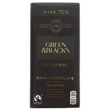 Chocolat noir bio 70 % vert et noir 100 g (paquet de 3)