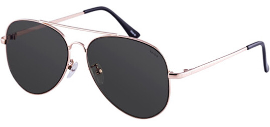 Женские блестящие металлические солнцезащитные очки-авиаторы Kensie Carissa 3490₽
