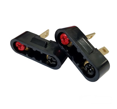 2 Pioneer SX-424 Receiver Speaker Connectors Adapter Plugs, Also Akai and Allied