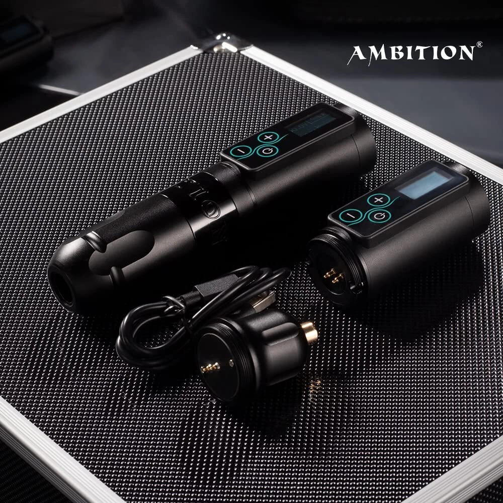 Ambition Wireless Tattoo Machine Rotary Pen Touchscreen Battery Pack 2400mAh LED - product detail image 11