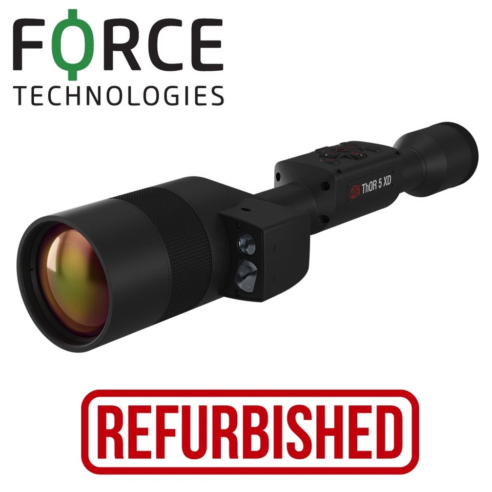 Refurbished ATN Thor 5 XD LRF 3-30x,1280x1024, Smart Thermal RifleScope with LRF