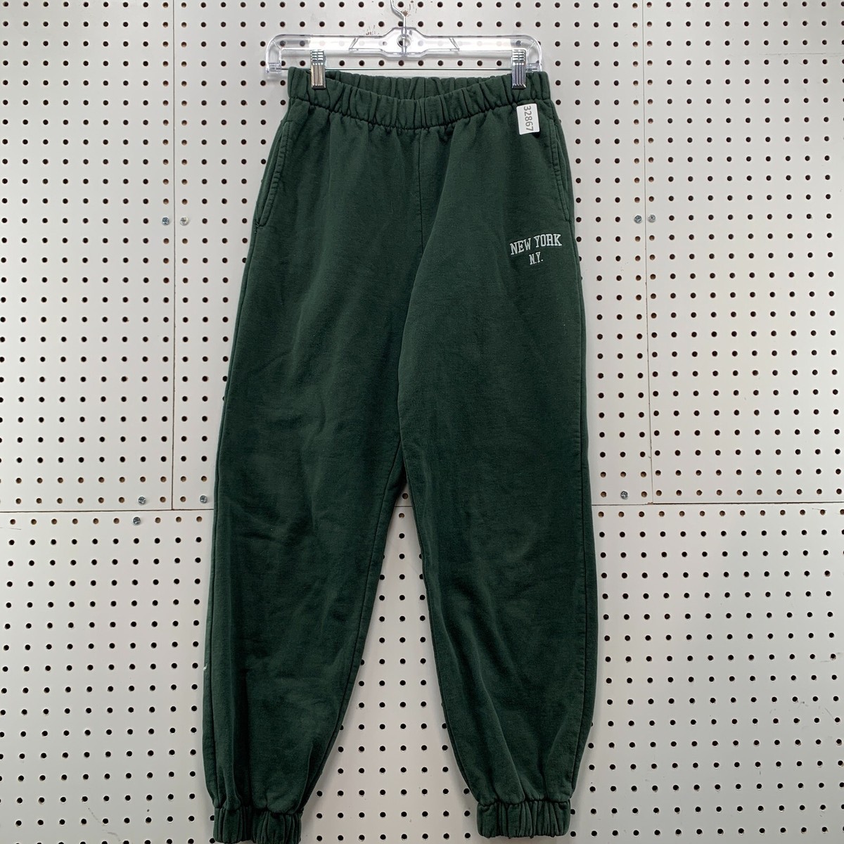 Brandy Melville New York NY Sweatpants Green Womens One Size