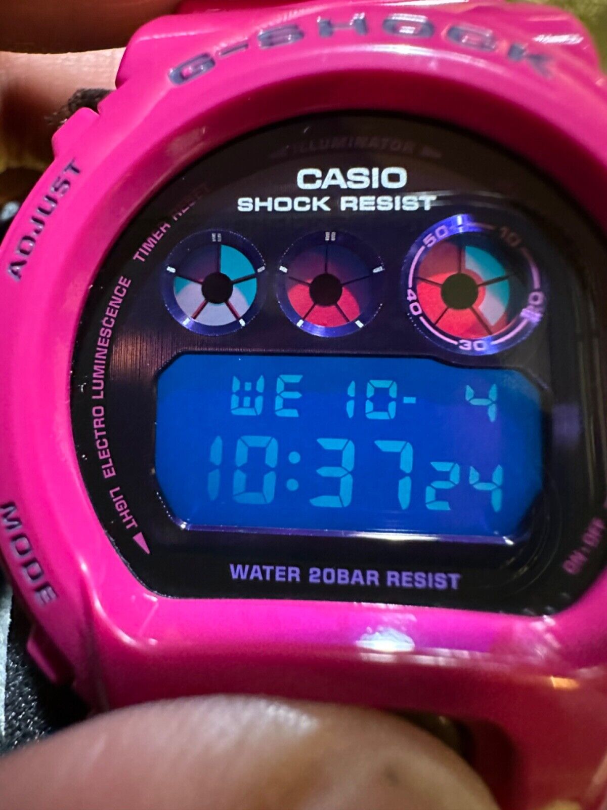 CASIO G-SHOCK DW-6900PL-4 JF Crazy Colors Purple Watch beautiful dw-6900  Unisex