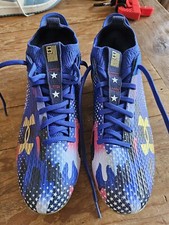 Pre-owned Under Armour Men's UA Blur 2 MC USA Football CleatsSize US9 UK8