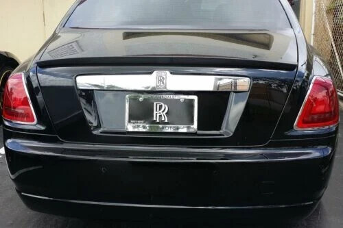 Rear Lip Spoiler Tuner-V Style For Rolls-Royce Ghost 2010-2017