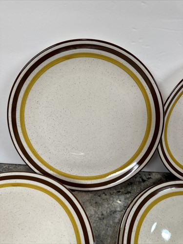 8 PC Buffalo China Brown Speck 10” D Plate Vitrified Comm Restaurant Ware - Picture 3 of 11