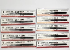 Tombow JAPAN ZOOM Rollerball Pen refill  Black 0.7mm tip BK-LP0533 10 pcs  (277)