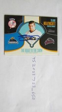2013 Topps Slade Heathcott signed baseball card