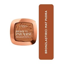 L’Oreal Paris Bronzer - Back To Bronze Matte Bronzing Pressed Powder, Shimmer
