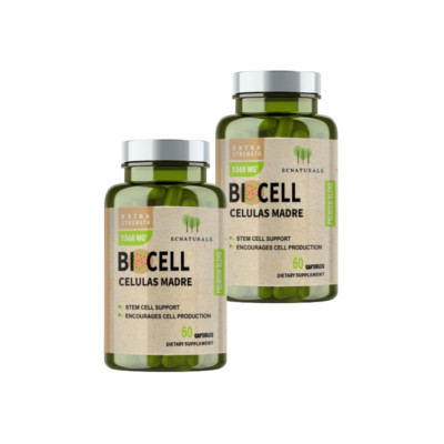 Celulas Madre BICELL BIOCELL  2 Frascos Regenerador Celular Natural BIOXCELL