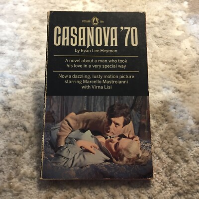 Casanova '70 Media Tie In Paperback by Evan Lee Heyman from Popular Library 1965