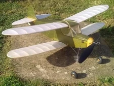 9 up Biplane Rubber Power 28" WS RC Model Airplane Plans Templates PDF on USB