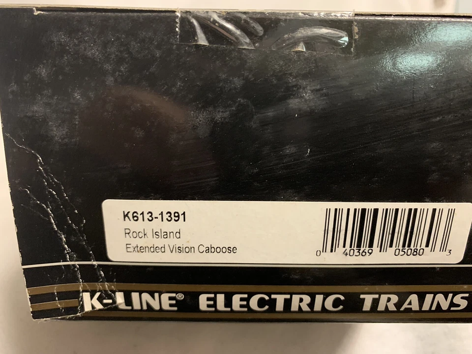 K-LINE ROCK ISLAND SMOKING EXTENDED VISION CABOOSE! O SCALE TRAIN - Image 4 of 4
