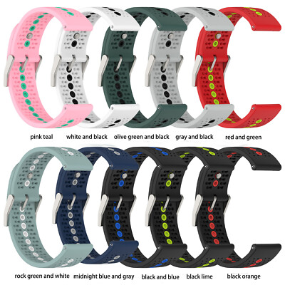 Silicone Strap Two-Tone Sports Wristband For Huawei Watch3 Huawei Gt2 Pro Gt2