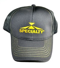 Specialty Farming Seed Agriculture Strapback Flexible Mesh Back Gray Hat