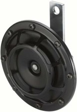Hella 003399071 Supertone 24v High Tone Horn W Black Protective Grill