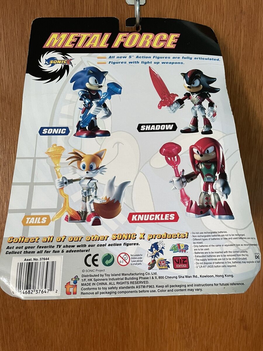 Toy Island Space Fighters Sonic X Shadow Action Figure B Condition