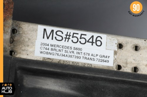 03-06 Mercedes W220 S600 CL65 AMG Auxiliary Water Cooler Radiator w/Shroud OEM - Picture 12 of 12