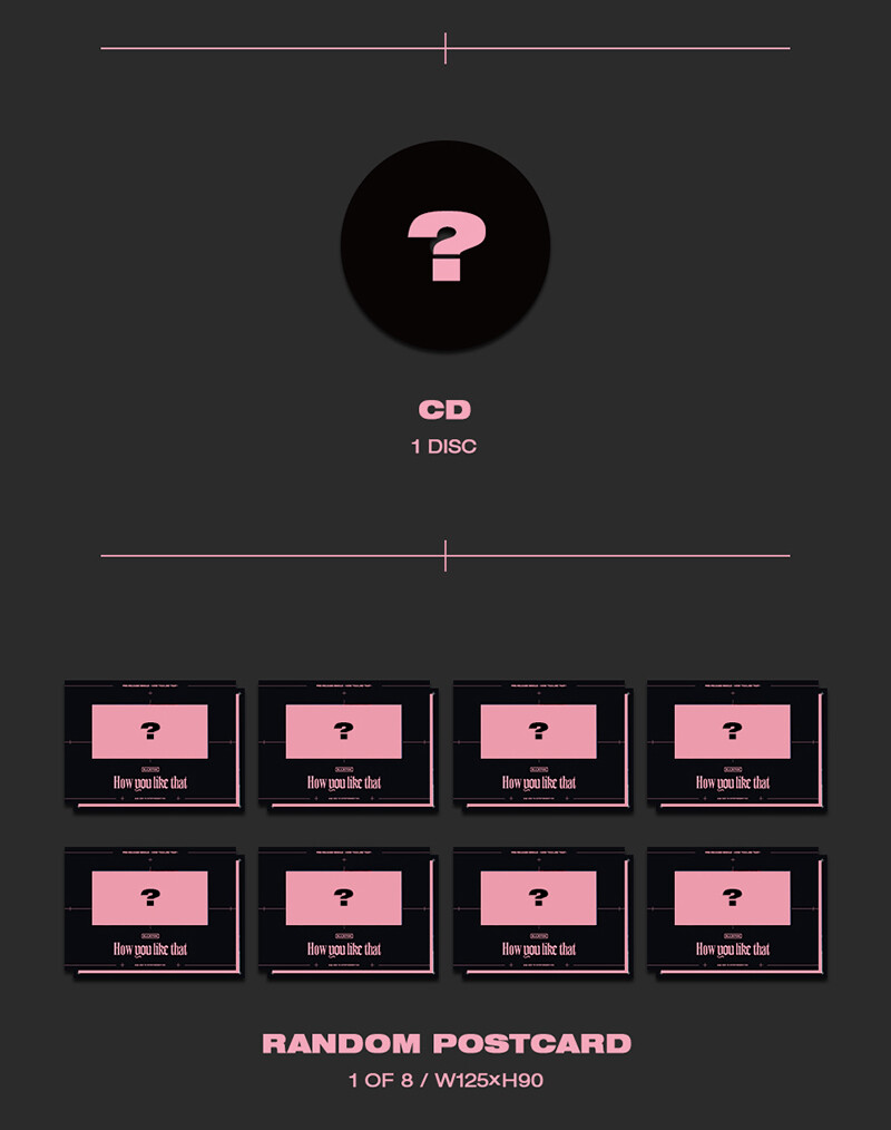 BLACKPINK SPECIAL EDITION How You Like That Album CD+POSTER+Book+2