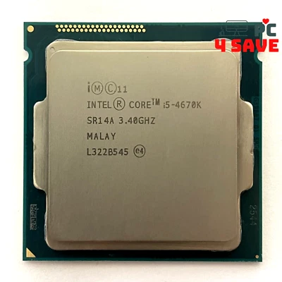 Intel Core i5-4670K Processor Model Computer Processors (CPUs) for