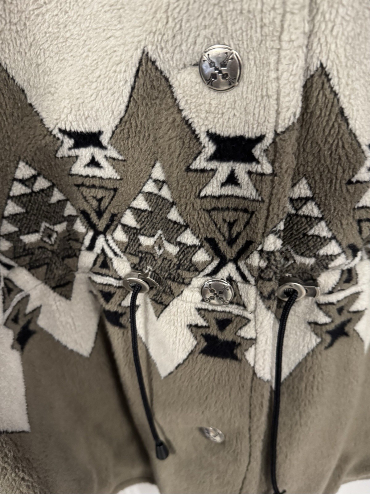 Cabela's Aztec Pattern Deep Pile Lined Fleece Jac… - image 2