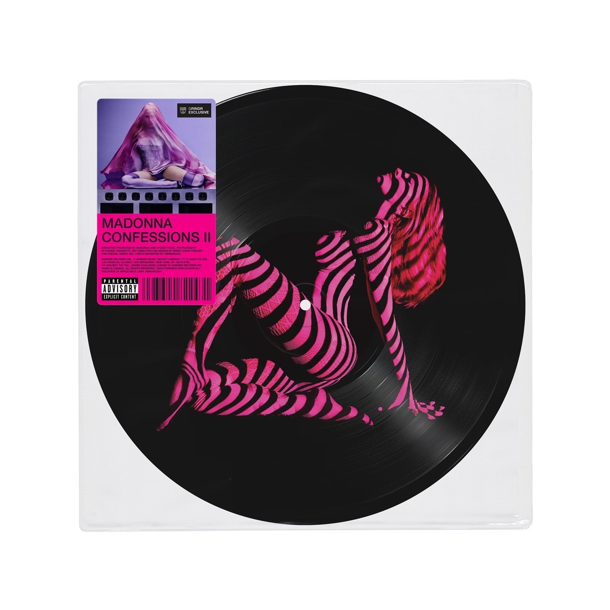 Madonna  Confessions II - Ltd Edition Grindr Picture Disc Vinyl presale Sabrina