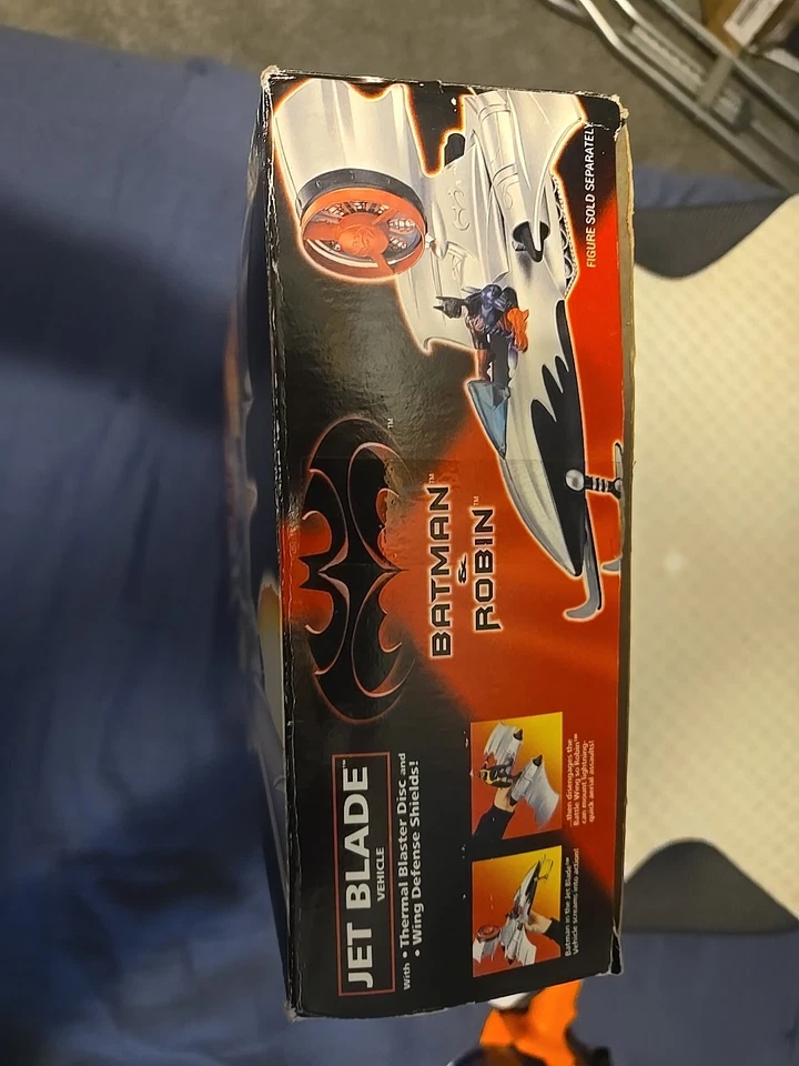 BATMAN & ROBIN - JET BLADE - ACTION VEHICLE - 1997 KENNER HASBRO (Нуждается в Красном Вентиляторе) - Изображение 2 из 3