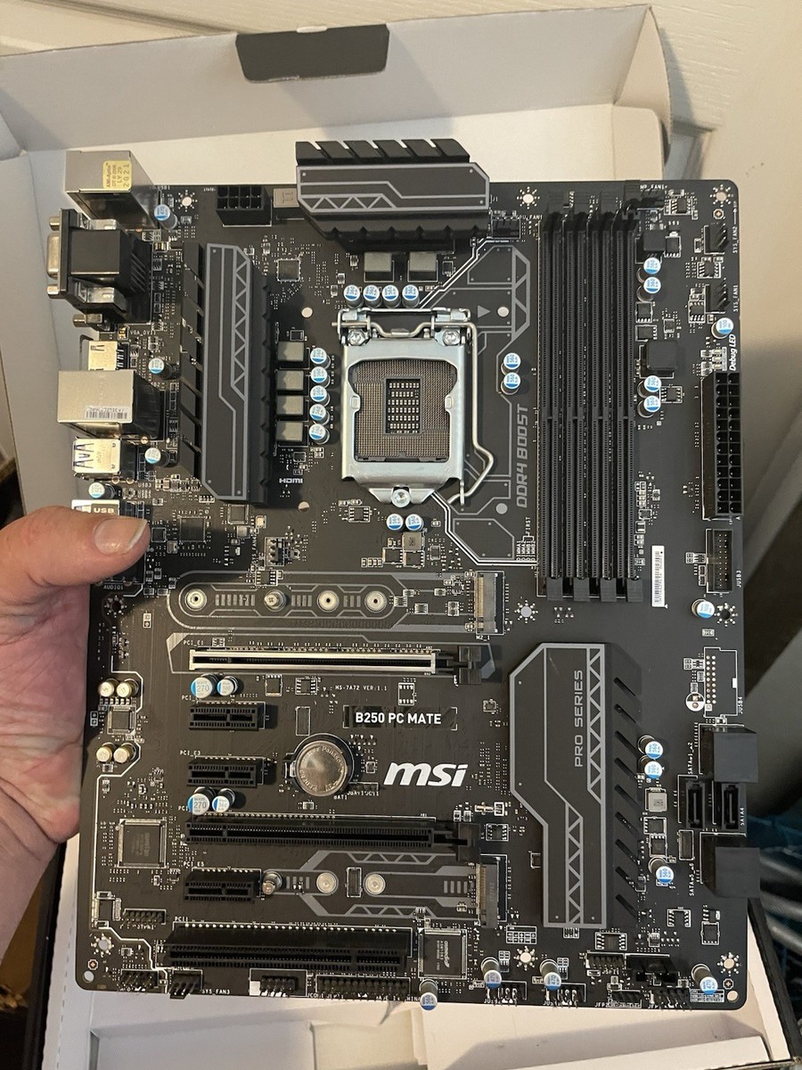 Carte Mère MSI B250 PC MATE – LGA 1151, DDR4, ATX – Occasion (Bon état)