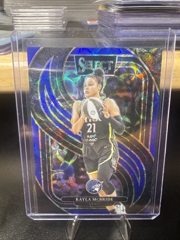 2025 Panini Select WNBA KAYLA MCBRIDE BLUE SCOPE PRIZM LYNX 001/199 #113