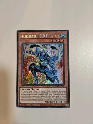 Maskierter Held Fountain BLGG-DE029 Secret Rare DE NM Yugioh - Bild 1 von 2