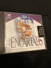 Microsoft Encarta 95 CD Rom Complete Interactive Multimedia Encyclopedia 1992