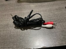 6 ft 3.5mm Stereo Male to Two RCA Male Splitter Cable