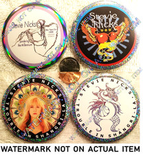 Stevie Nicks PIN BUTTON LOT Trouble In Shangri-la Concert Tour Fleetwood Mac