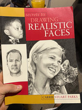Lot of 2 Drawing/Sketching Books: Secrets to Drawing Realistic Faces Anatomy