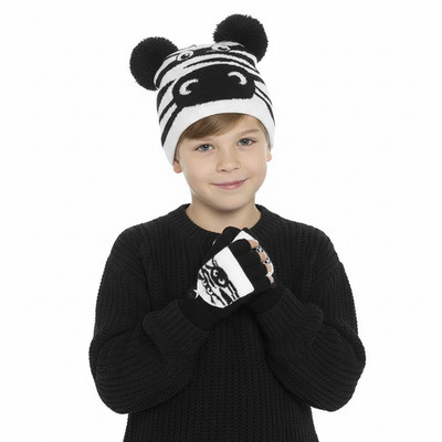 A2Z 4 Kids Novelty Animal Hat Gloves Set Winter Warm Hats Mitten Gloves Sets